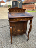 Antique Sheraton Revival Rosewood Davenport Writing Desk