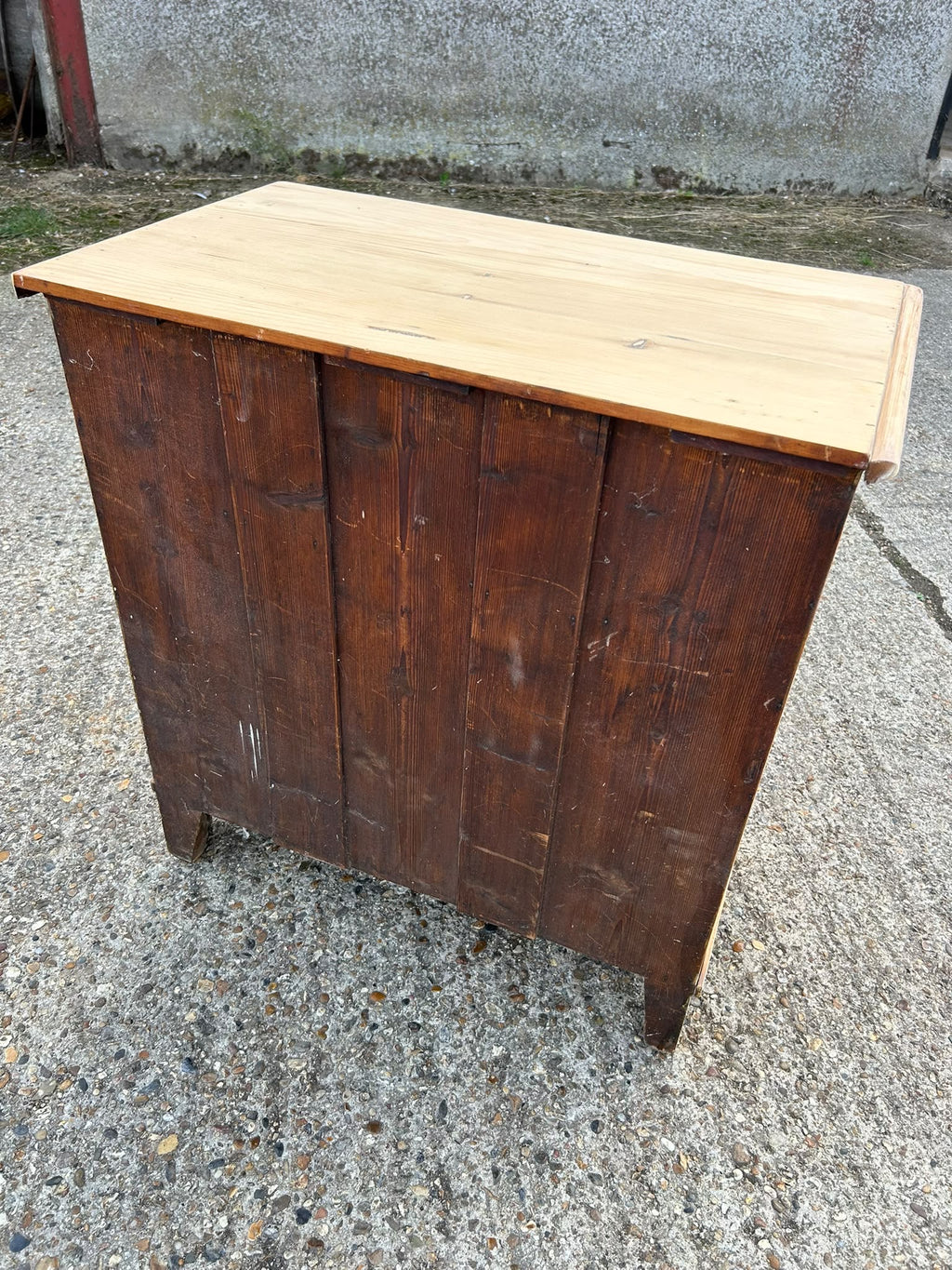 Antique Edwardian Pine Chest of Drawers