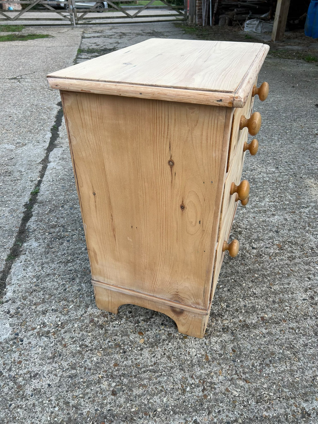 Antique Edwardian Pine Chest of Drawers